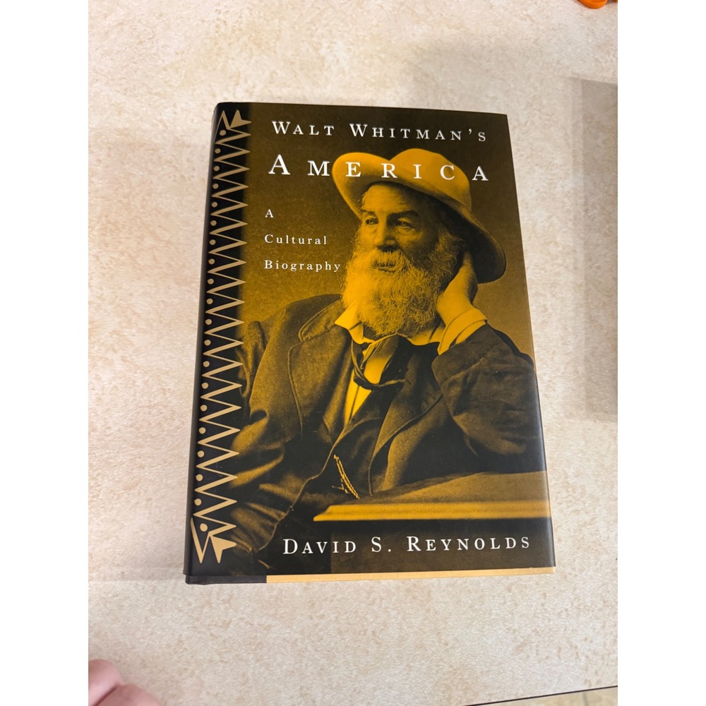 Walt Whitman's America A Cultural Biography David S Reynolds 1995 Hardcover
